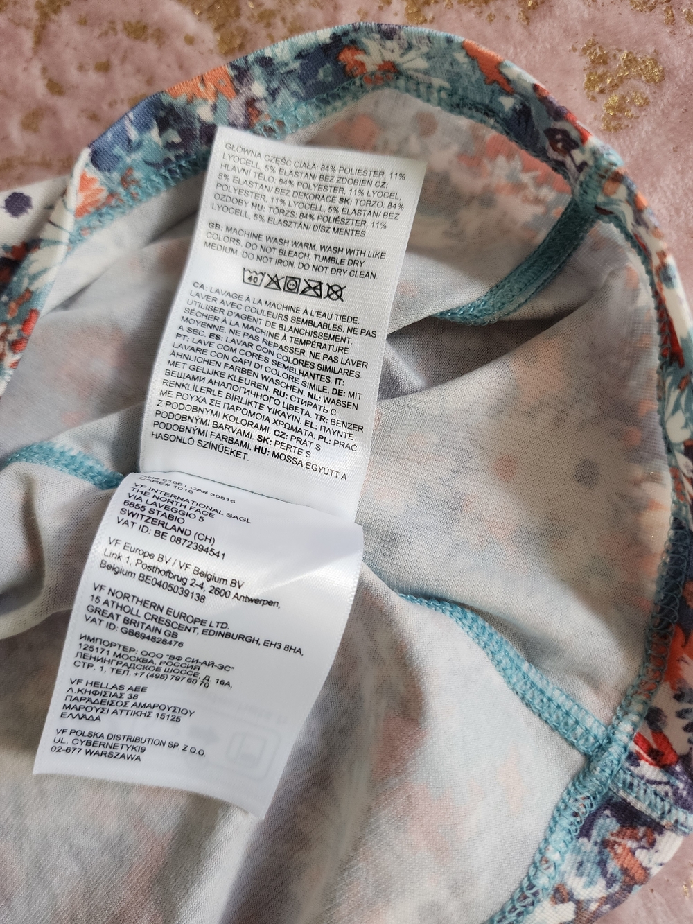 THE NORTH FACE | Floral Print Tank Top with Blue Trim - Women's - Picture 8 of 11